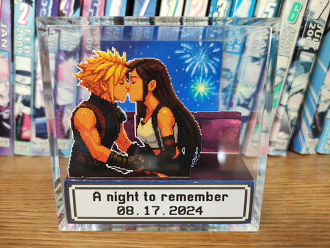 CUSTOMIZABLE Final Fantasy Cloud Tifa Kiss