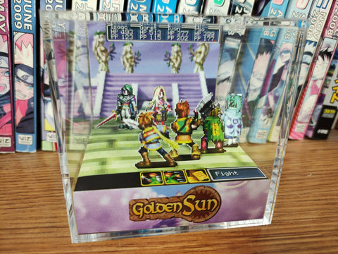 Golden Sun - Saturos Menardi Encounter - Pixel Package